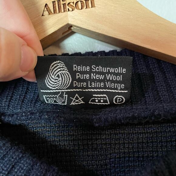 Vintage Sigi Scheiber SZ XL Wool Knit Grandpa Sweater Made in Tyrol Austria EUC - Picture 7 of 9